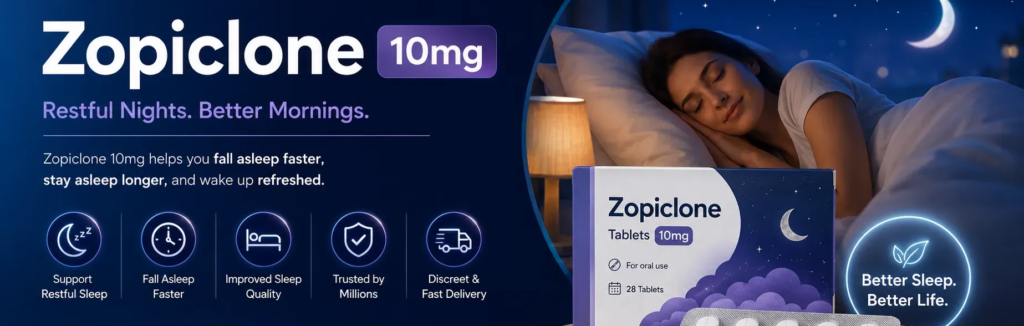 Zopiclone tablets used for the short-term treatment of insomnia